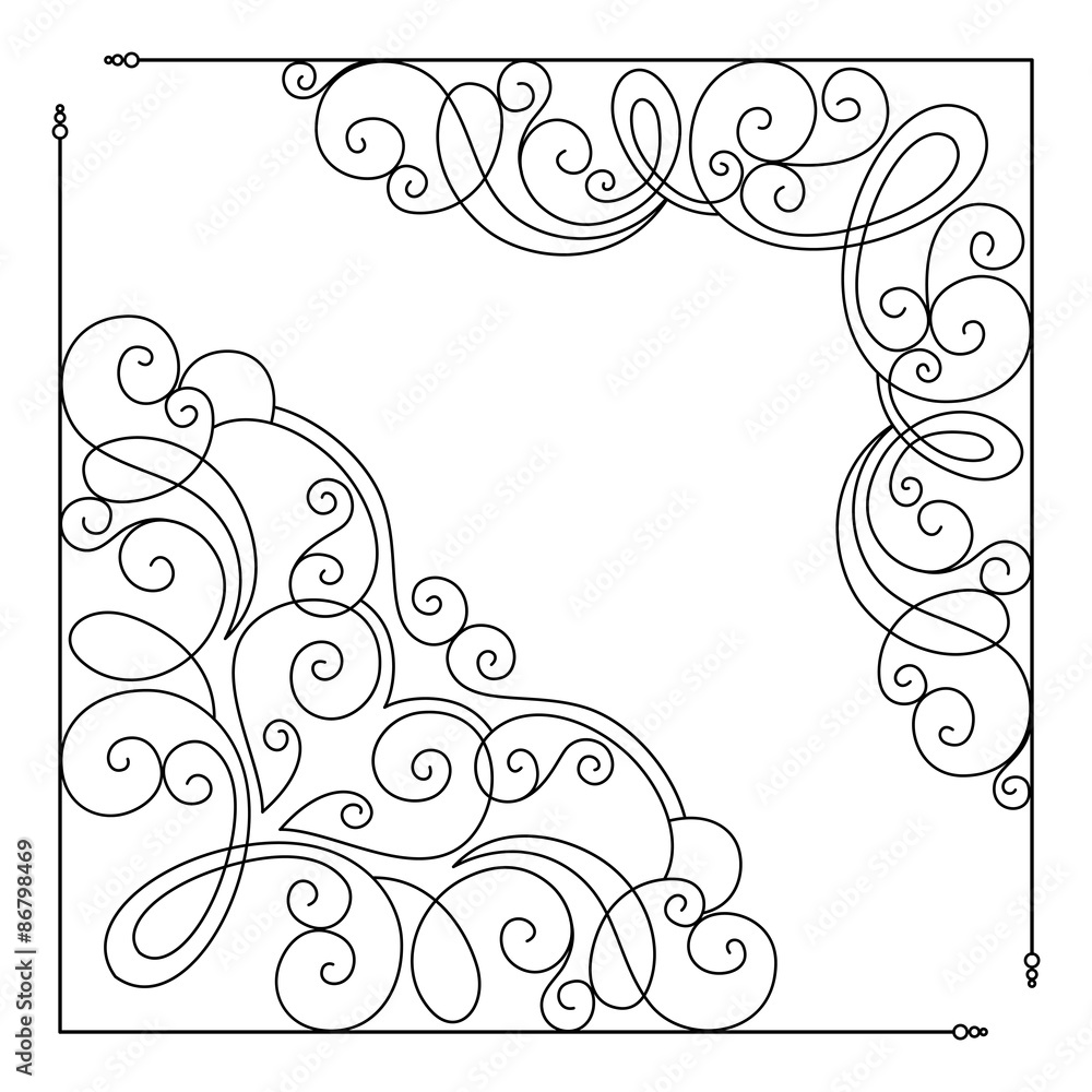 Vector Set of Calligraphic Design Elements and Page Decorations Vector Set of Calligraphic Design Elements and Page Decorations