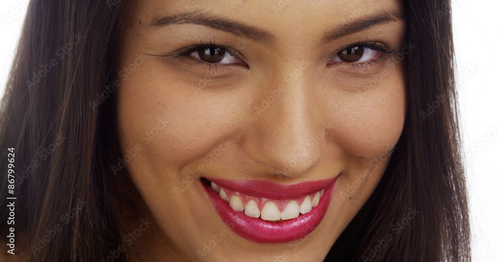 Closeup of cute Mexican woman Closeup of cute Mexican woman