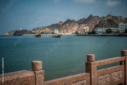 Landscape of Mascat, Oman photo