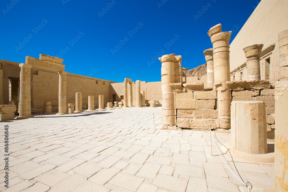The temple of Hatshepsut near Luxor in Egypt The temple of Hatshepsut near Luxor in Egypt