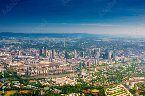 Aerial view of Frankfurt Main