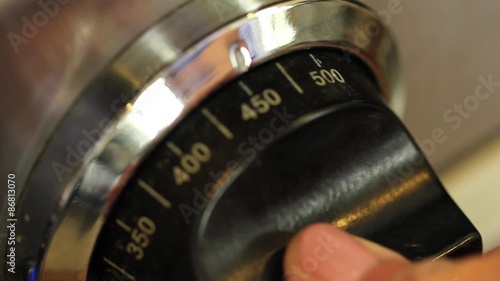 turning on the gas oven