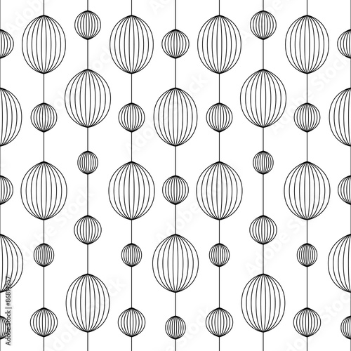 Seamless abstract geometric pattern