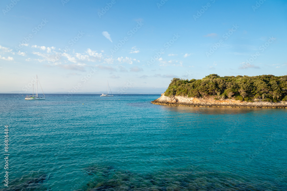 Beach of Petit Spérone, Corsica, France