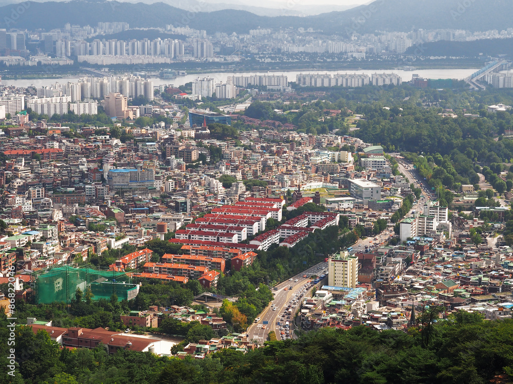 Seoul city lanscape