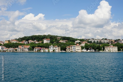 Old ottoman houses at the bosphorus sides