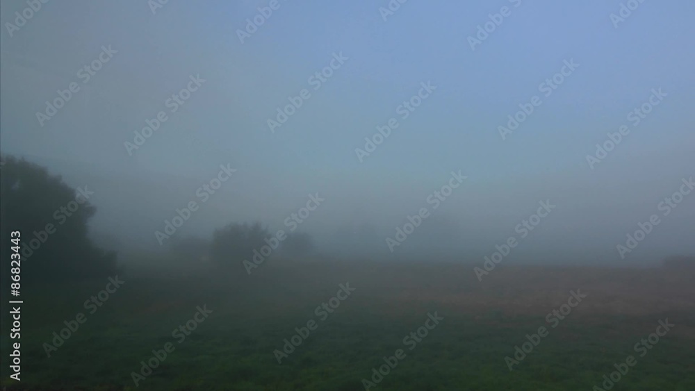 fog rolling in over fields time-lapse fog rolling in over fields time-lapse