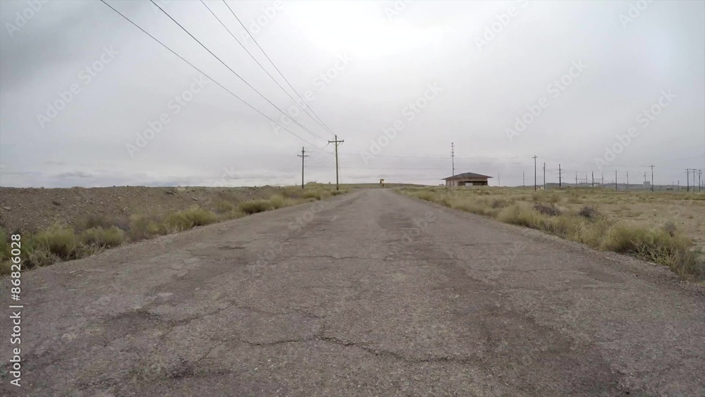 Timelapse of a car driving on dirt road Timelapse of a car driving on dirt road