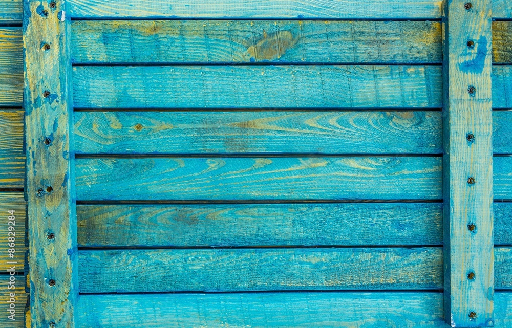 Fototapeta premium Backgrounds, Blue, Wood.