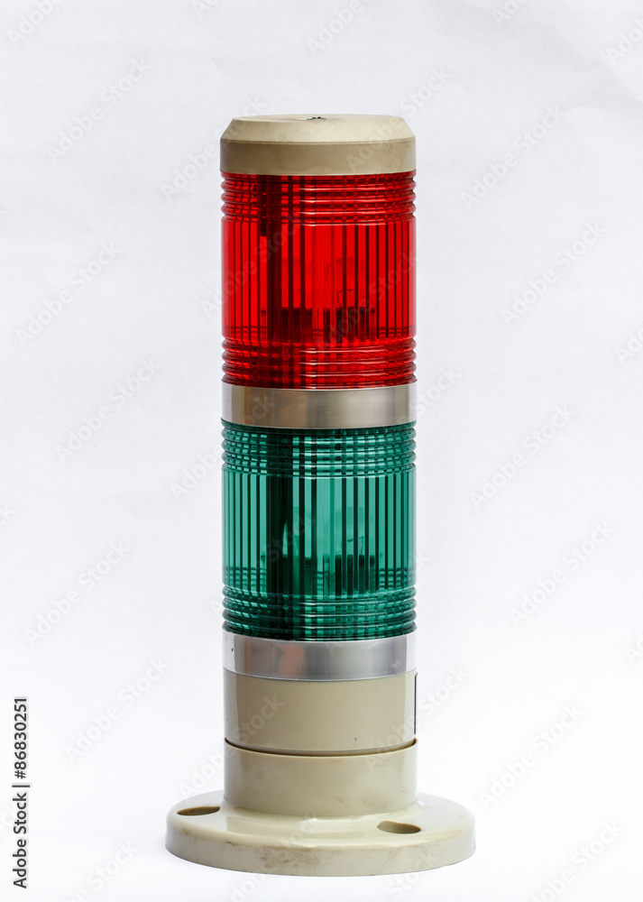 Traffic lights on a white background Traffic lights on a white background