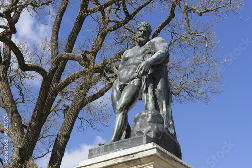 Hercules statue in the park