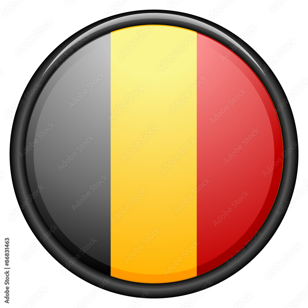 Fototapeta premium Belgium button