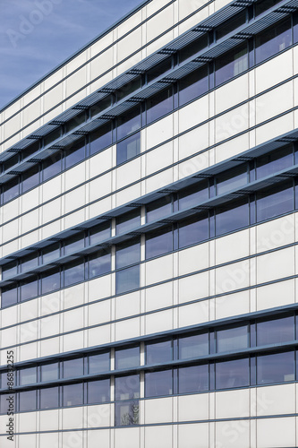 Modern glass building, office exterior