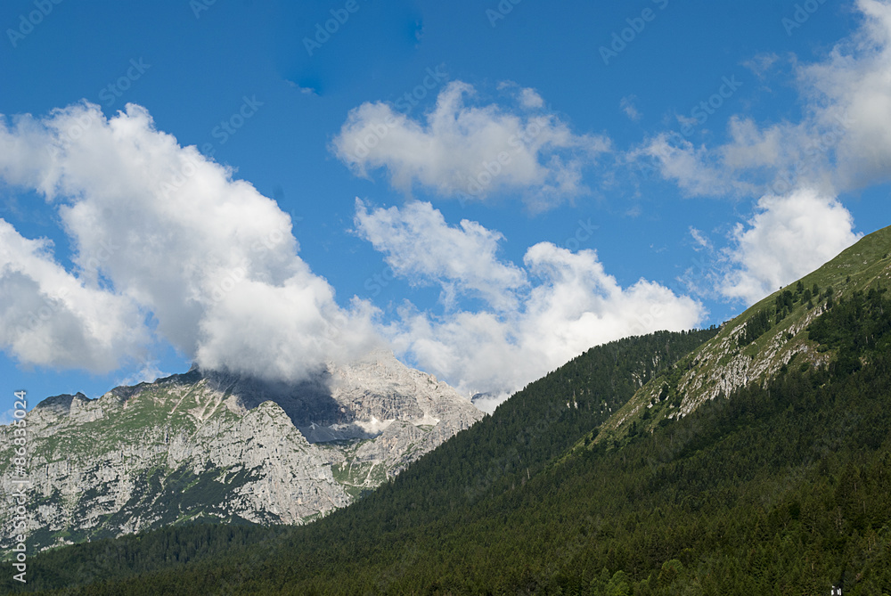 panorama montagne trentino alto adige dolomiti alpi cime