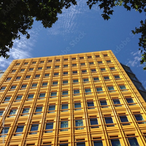 yellow building