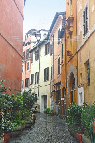 Fototapeta Naklejka Na Ścianę i Meble -  Trastevere district of Rome, Italy