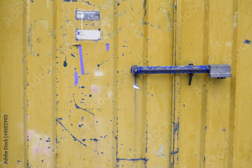 Cool abstract container door (urban background, wallpaper)