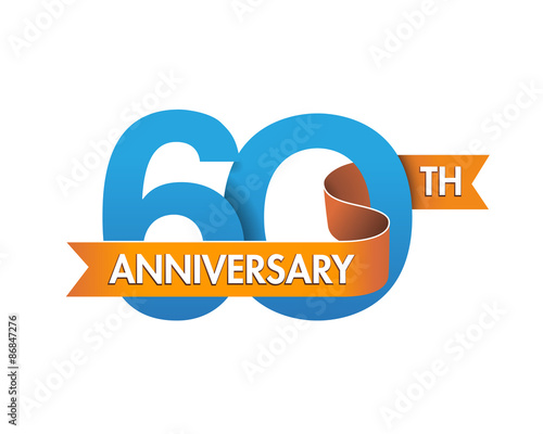 anniversary logo modern 60