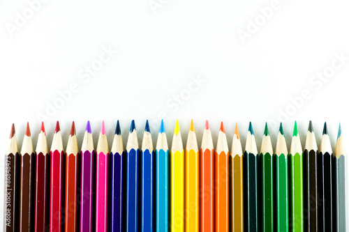 Color pencil on paper background