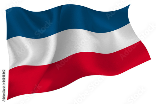 セルビアモンテネグロ　 国旗　旗