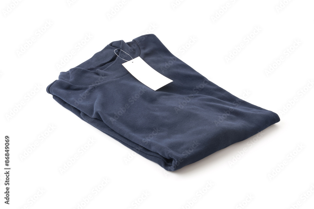 Blue turtleneck. Isolated on a white background. Blue turtleneck. Isolated on a white background.