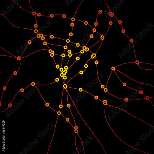 Background with grid of dotted lines