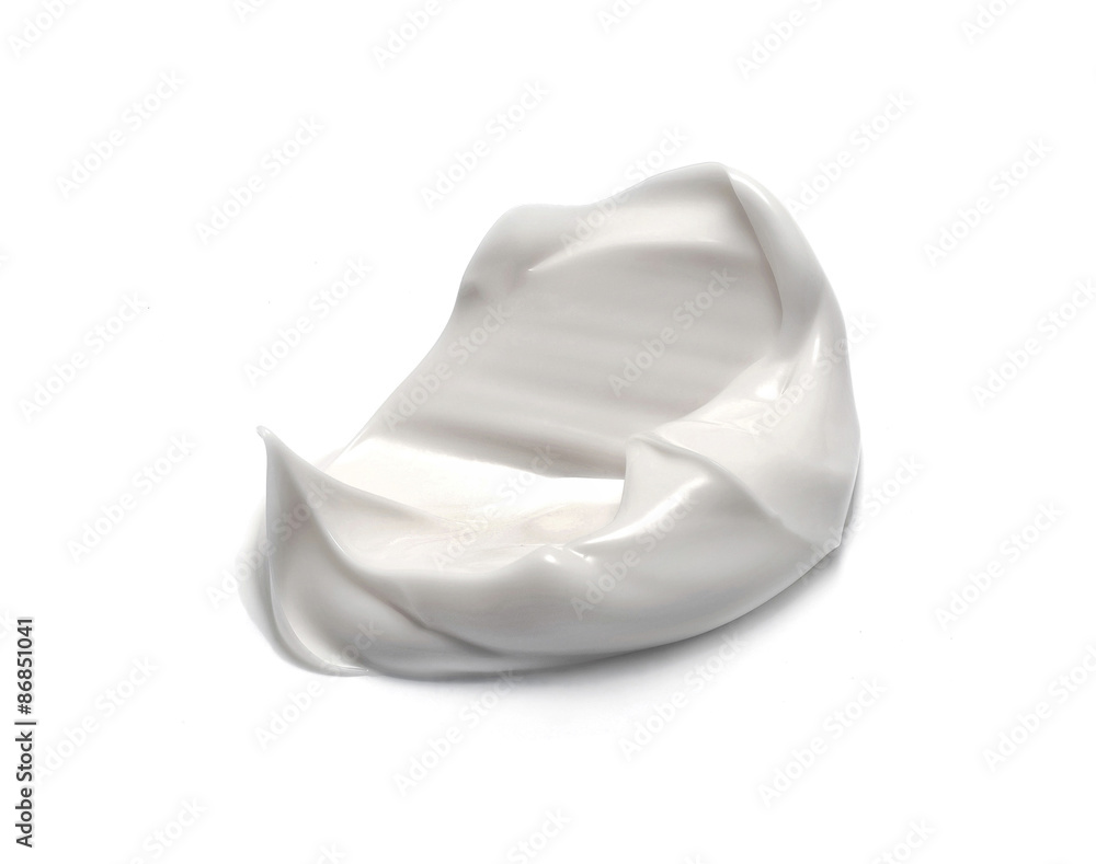 Cosmetic cream isolated on white Cosmetic cream isolated on white