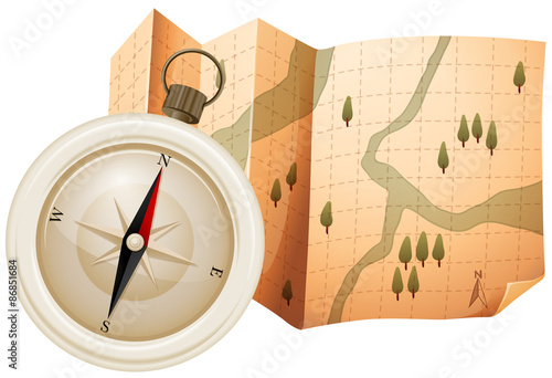 Map and compass