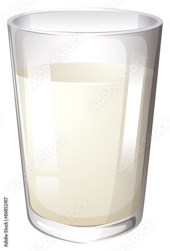 Milk in glass