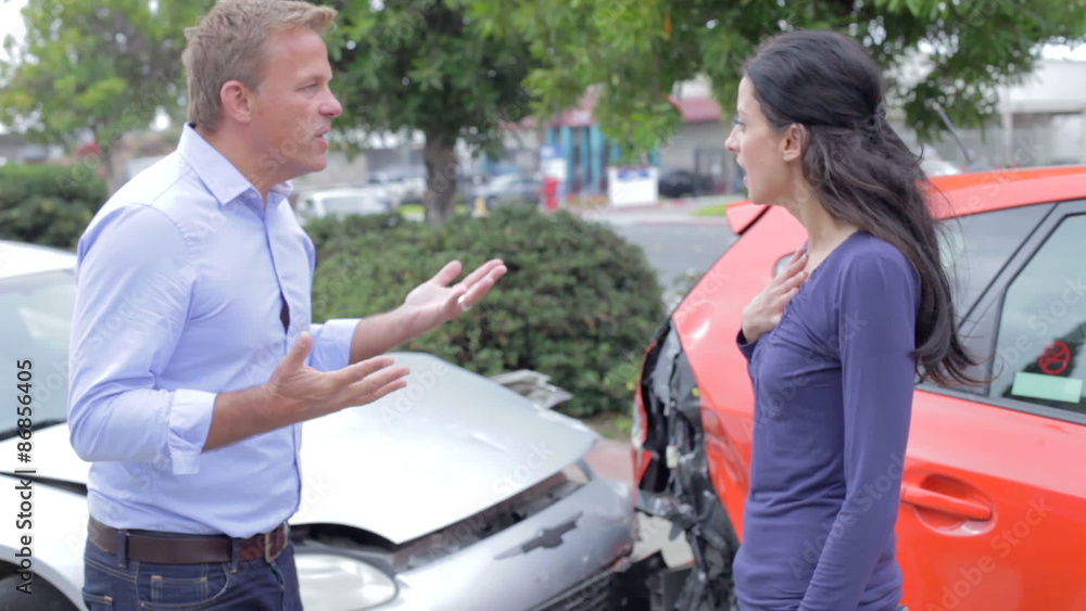 Two Drivers Arguing After Traffic Accident Two Drivers Arguing After Traffic Accident