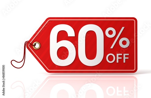 sixty percent off sale photo