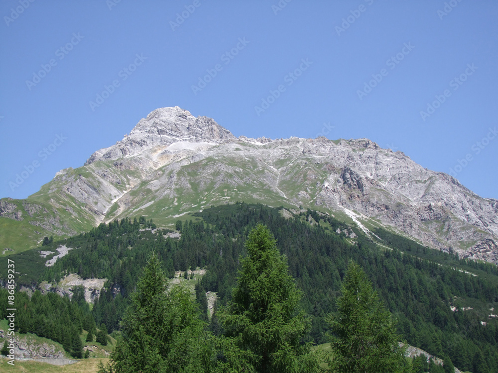 Bärenhorn in Graubünden in der Schweiz