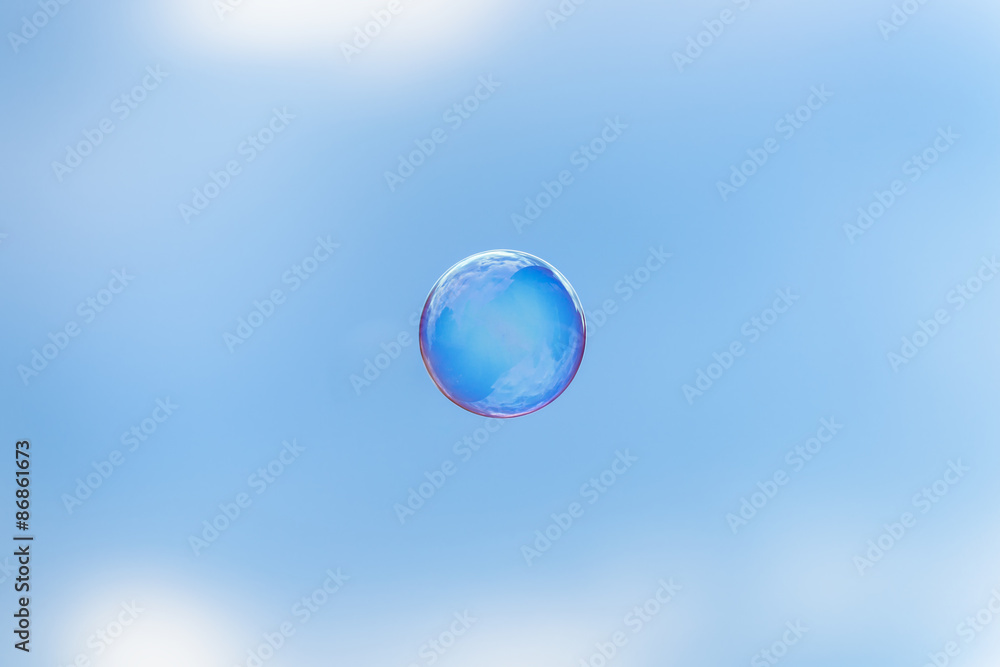 The whole world in a soap bubble The whole world in a soap bubble