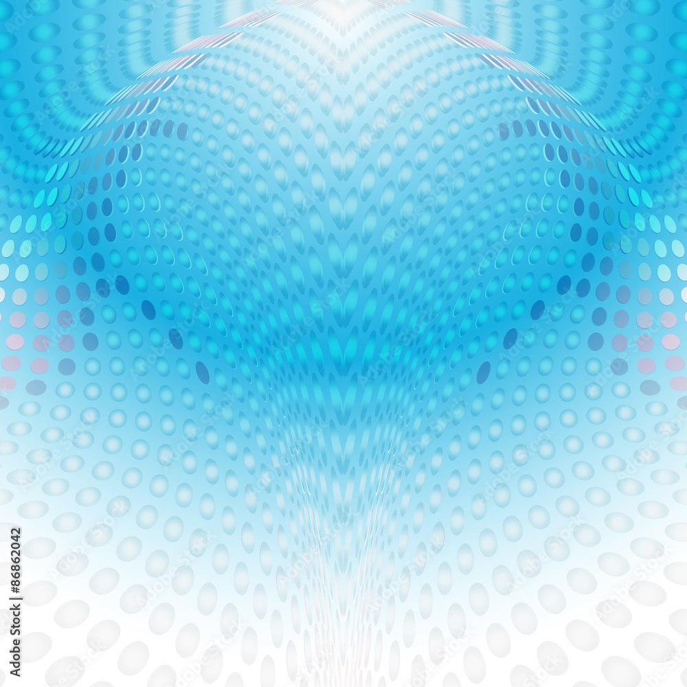 Fototapeta premium Fractal vector Illustration geometric halftone