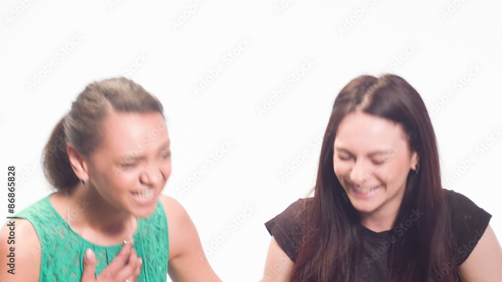 different women's emotions in the studio different women's emotions in the studio