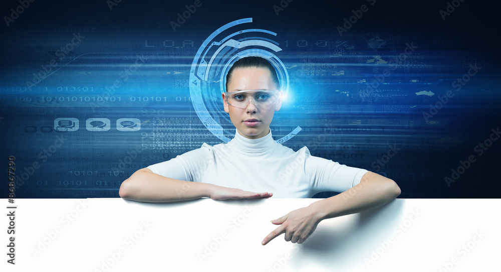 Girl and technologies of the future Girl and technologies of the future