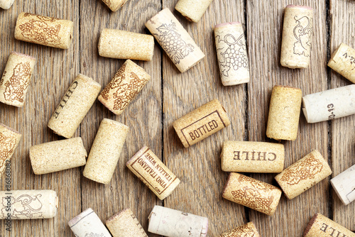 Various wine corks photo