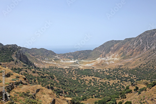 Blick in den Krater von Nisyros, Griechenland © dedi