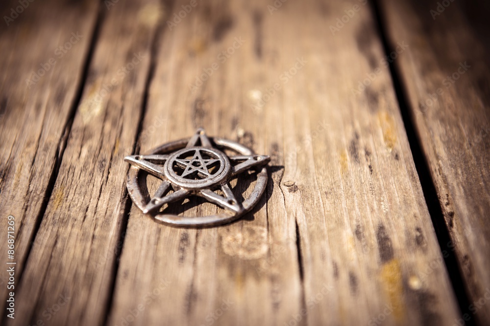 Fototapeta premium Pentagram closeup photo