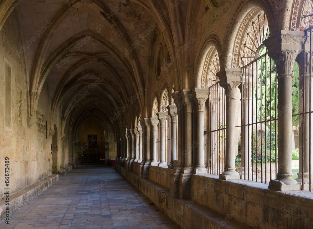 gallery of courtyard of Tarragona Cathedral