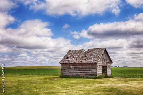 Old Shed In Iowa Field