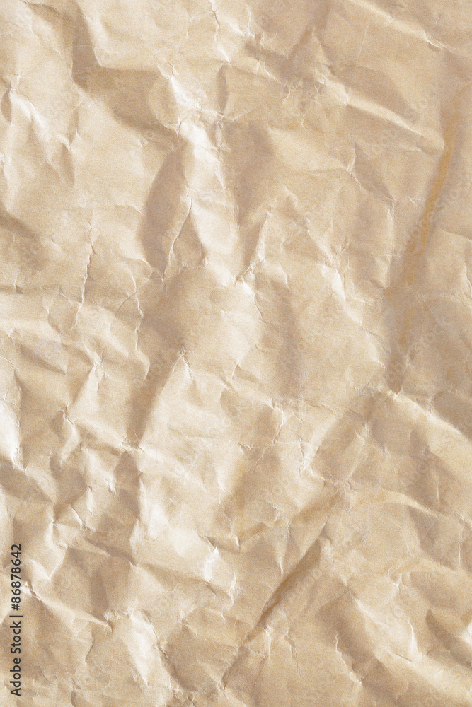 Crumpled brown envelope paper texture Crumpled brown envelope paper texture