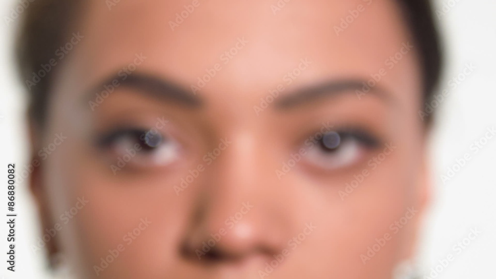 pretty woman looking at the frame pretty woman looking at the frame