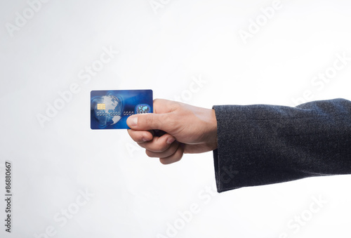 credit card in hand