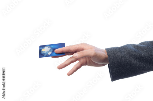 credit card in hand