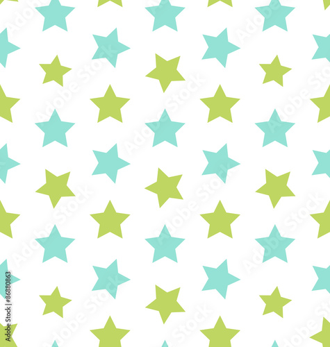  Seamless Texture with Colorful Stars, Elegance Kid Pattern