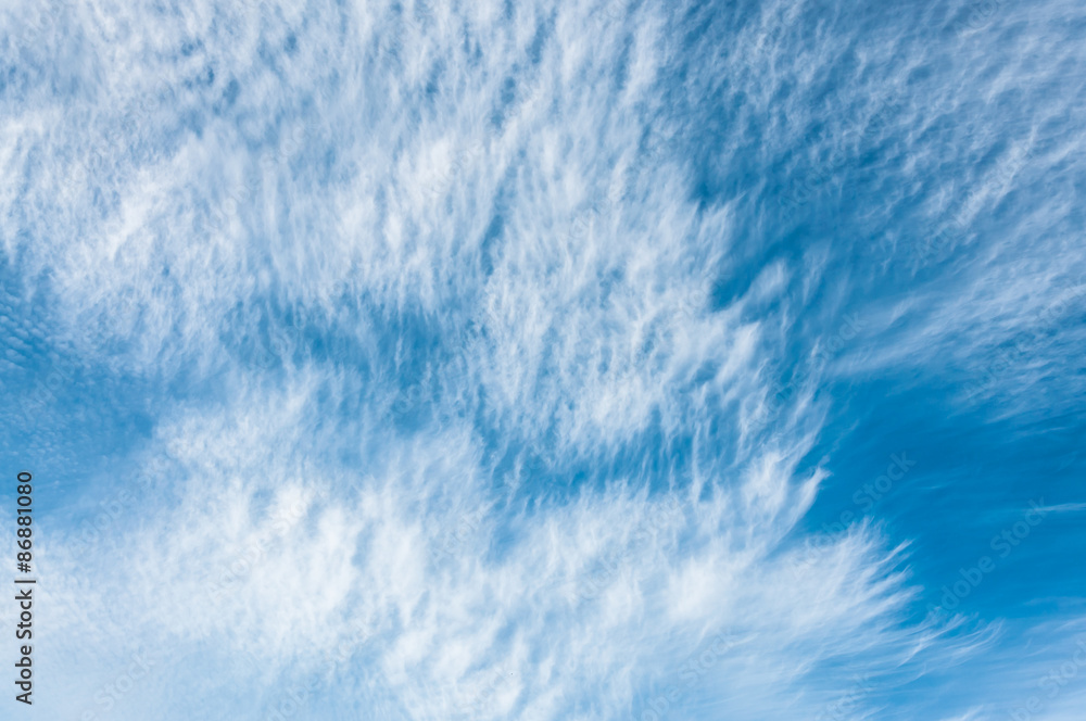 Obraz premium blue sky with clouds