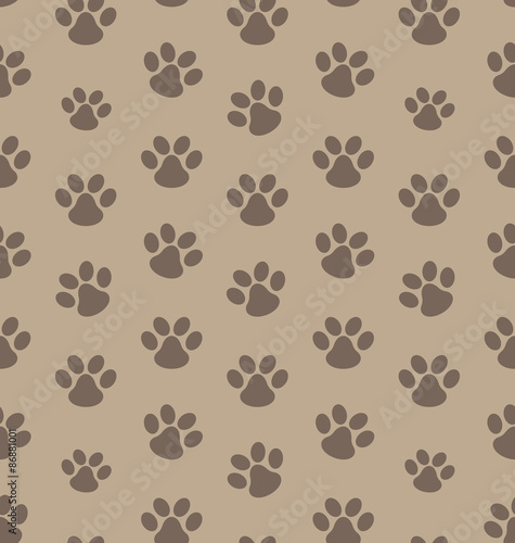 Seamless Texture with Trace of Cat
