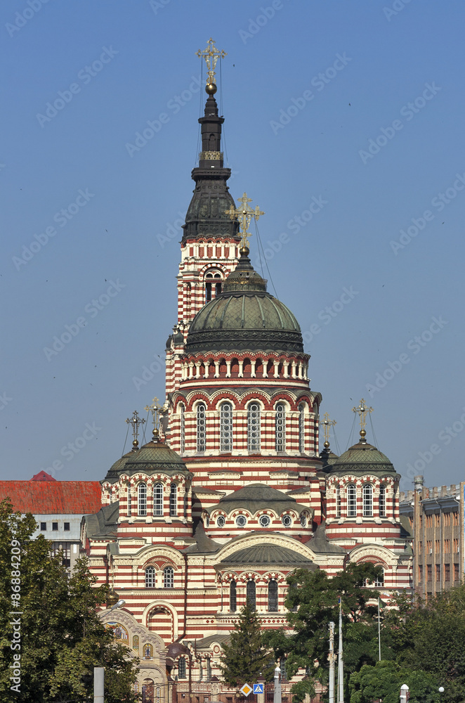 Obraz premium Annunciation Cathedral in Kharkiv, Ukraine