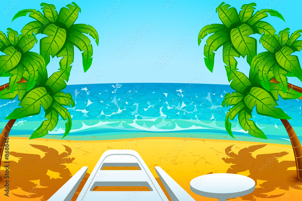 Obraz premium rest on beach